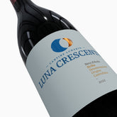 DETTAGLIO ETICHETTA LUNA CRESCENTE DESIGNER FRANCESCO GIOIA
