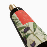 Etichetta olio marino in dettaglio