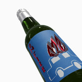 Etichetta onfire di birra in dettaglio