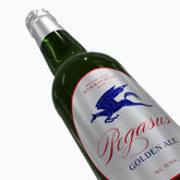 Etichetta pegasus di birra in dettaglio