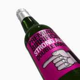 Etichetta strongale di birra in dettaglio