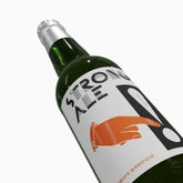 Etichette strongale di birra in dettaglio